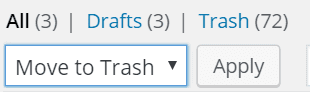 Trash posts