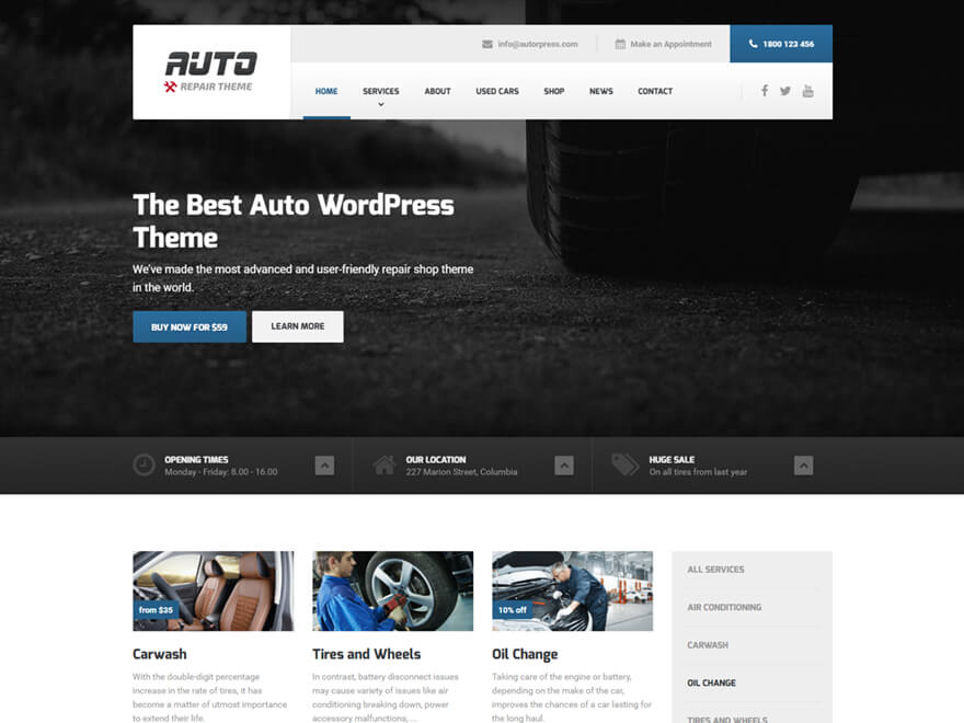 Auto WordPress Theme