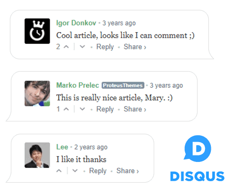 Disqus plug-in for comments